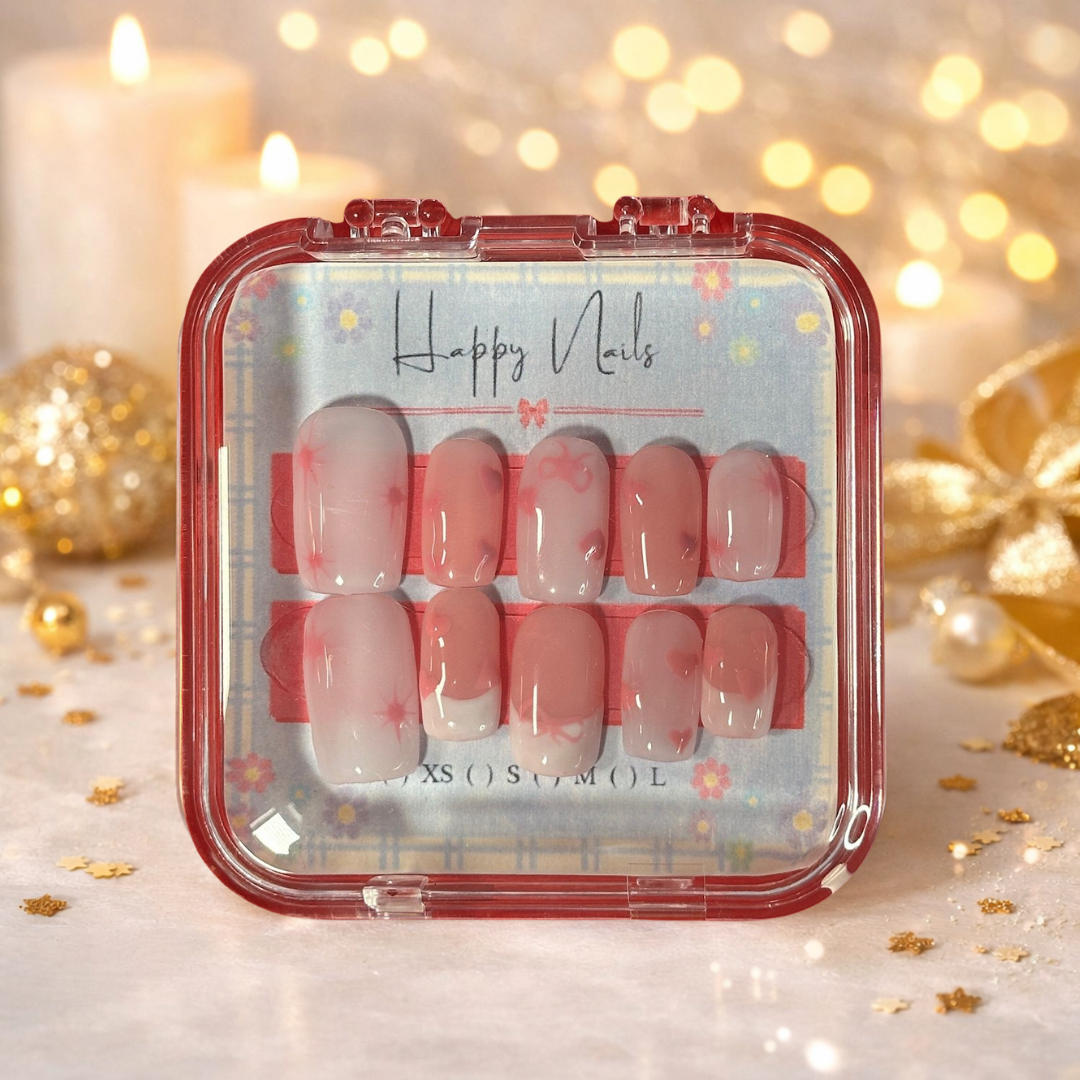 Golden Love Glow (Medium nails)