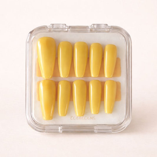 Sunny Glow! ( Basic nails)