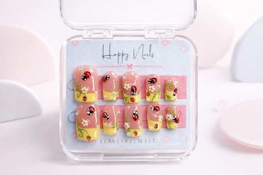 Ladybug Garden (Luxury nails)
